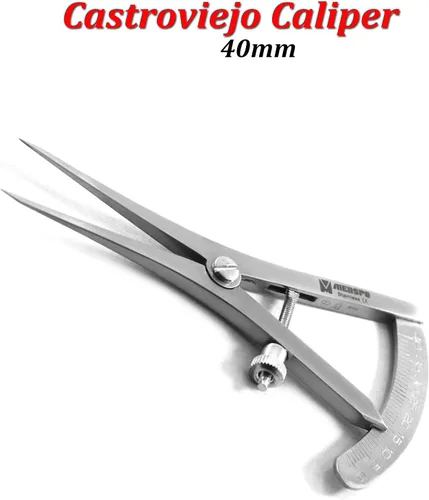 Vista 2 de MEDSPO Calibre de ortodoncia dental profesional Localizador ajustable móvil de altura del soporte Medición de posicionamiento Instrumentos