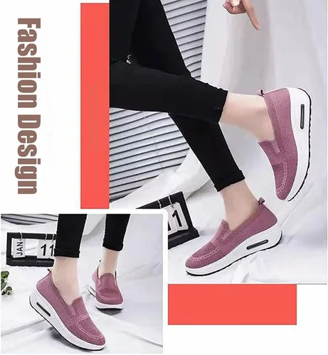 Vista 7 de Tenis ortopédicos para mujer, los mejores tenis ortopédicos de malla para mujer, cómodos y casuales a la moda (9, blanco)