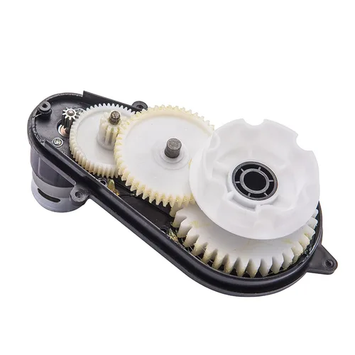Vista 6 de weelye 12V550 40000RPM Caja de cambios con alto par motor de 12 V CC para niños montar en piezas de automóvil, SUV, motor eléctrico con caja