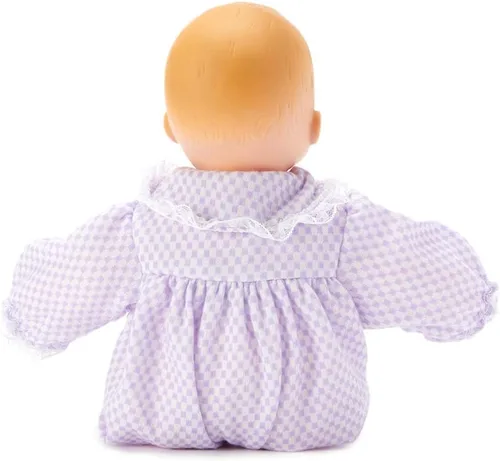Vista 2 de Madame Alexander Huggums de cuadros lavanda de 12 pulgadas, tono de piel medio