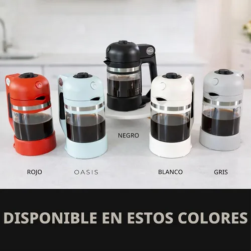 Vista 13 de VINCI Micro Café - Cafetera de vidrio de una sola porción más pequeña, compatible con K-Cups, cápsulas y café molido, infusión de flujo cerrado