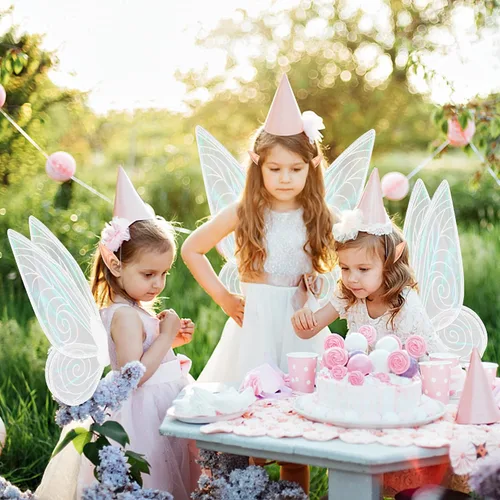 Vista 4 de U-Goforst Fairy Wings for Adults Women Butterfly Wings for Girls Angel Wing Halloween Costume Dress Up Cosplay