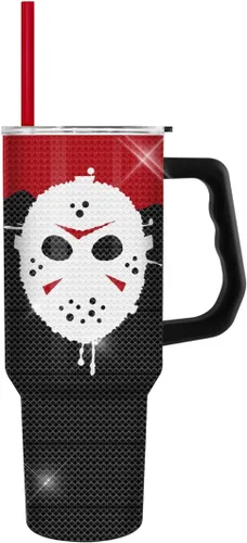 Vista 27 de Silver Buffalo Five Nights at Freddy's, vaso de acero inoxidable, 40 onzas Cinco noches en la entrega especial de Freddy