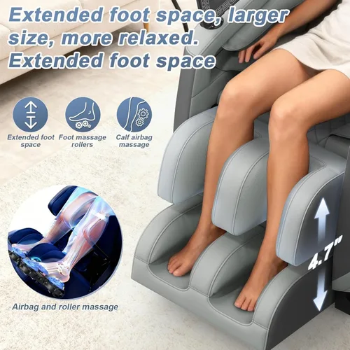 Vista 4 de Massage Chair Full Body, 14 Fixed Rollers Heating for Home