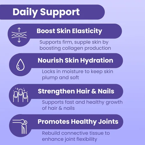 Vista 11 de Sanar Naturals Pastillas de colágeno con vitamina C, E - Apoya la salud del cabello, las uñas, la piel, las articulaciones y los huesos. Suplemento