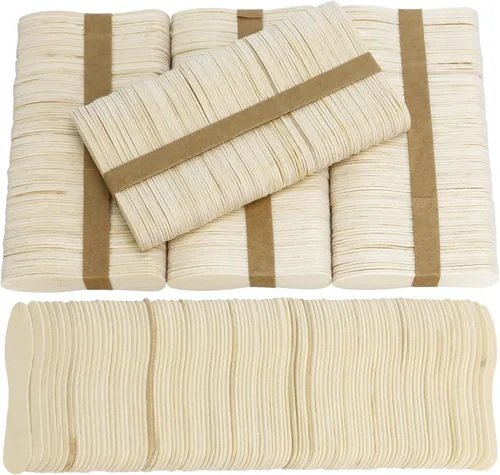 Vista 8 de 400 cucharas pequeñas de madera, mini cucharas desechables para degustación de helado, cuchara de muestra de madera de 3 pulgadas para manualidades