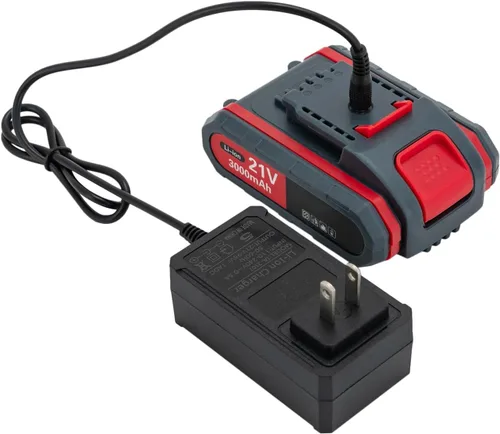 Vista 6 de Cizalla de metal de 21 V, cizalla eléctrica de metal de 600 W con cargador y caja, ajuste de dos velocidades, tijeras eléctricas para cortar metal