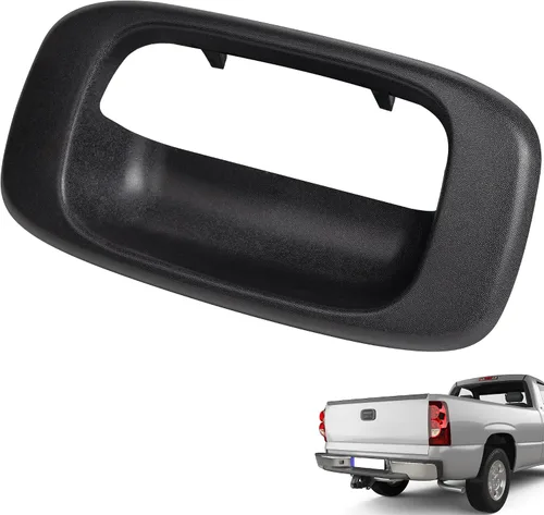 Vista 7 de Avsty Manija de pestillo de puerta trasera para Chevy Silverado GMC Sierra 1500 2500 3500 1999 2000 2001 2002 2003 2004 2005 2006 2007 Moldura