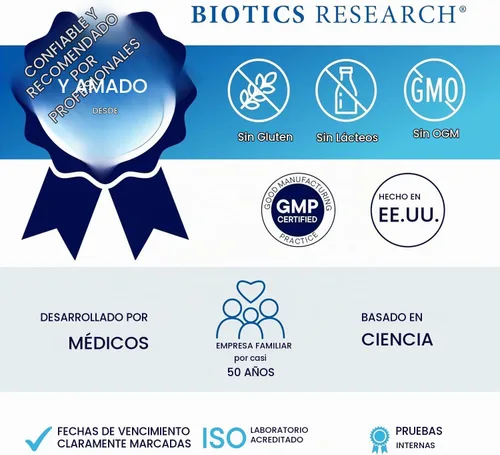 Vista 9 de BIOTICS RESEARCH Soporte cardiovascular Cardio-Lipid™ con arroz de levadura