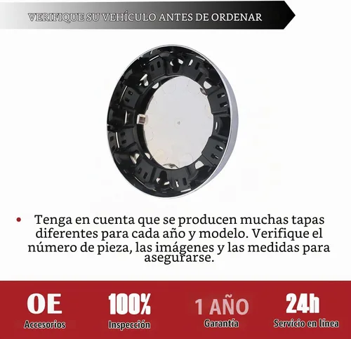 Vista 5 de TQPONLY Tapa central cromada de doble rueda delantera Compatible con accesorios Dodge Ram 3500 2003-2017 Ruedas dobles de 1 tonelada de 17