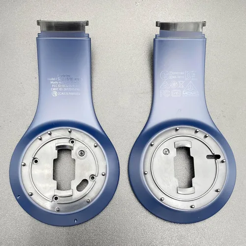 Vista 6 de Accesorios de Studio 3 iguales a los del OEM Studio3, piezas de repuesto de carcasa interior duradera, kit de reparación de panel de auriculares Azul