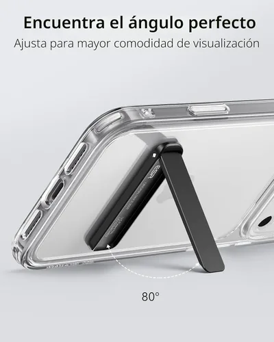 Vista 4 de ESR Boost Soporte para Teléfono con Pie de Apoyo, Soporte Vertical y Horizontal, Ángulo Ajustable, Compatible con iPhone Air 17 Pro Max, iPhone