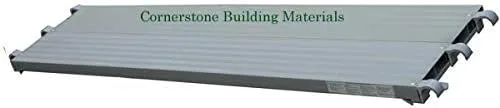 Vista 4 de CBM Scaffold All Aluminum Deck 75 lb sper sq. Ft. nominal 19-1/4" de ancho por 7' de largo