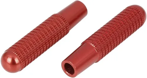 Vista 3 de X AUTOHAUX 4 piezas de aleación de aluminio atornillados reemplazar pomos de cerradura de puerta rojo para Mercedes-Benz C E S GLC GLE clase W205