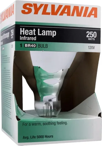 Vista 6 de SYLVANIA Brooder Bombilla de lámpara de calor, BR40, 125W (15451)