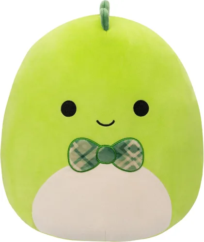 Vista 11 de Squishmallows Stokely el oso Kodiak marrón original de 12 pulgadas con vientre mullido y sombrero de pescador, peluche oficial de Jazwares