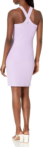 Vista 2 de The Drop Vestido tipo suéter midi estilo halter Brunia para mujer