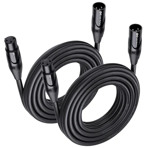 Vista 10 de Cable Matters Paquete de 2 cables XLR a XLR de alta calidad, cable