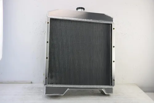 Vista 2 de A172038 52MM Aluminio Radiador Reemplazo para Case IH Super K Retroexcavadora 580K 580K-1 580K-11 580K-111 A172038 AH145366 3 Fila Radiadores