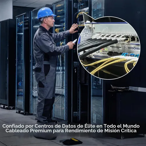 Vista 8 de Cable Ethernet Cat 8 de 3 pies, 40 Gbps 2000 MHz blindado (S/FTP), cobre desnudo 23 AWG, cable de conexión ultra flexible para automatización