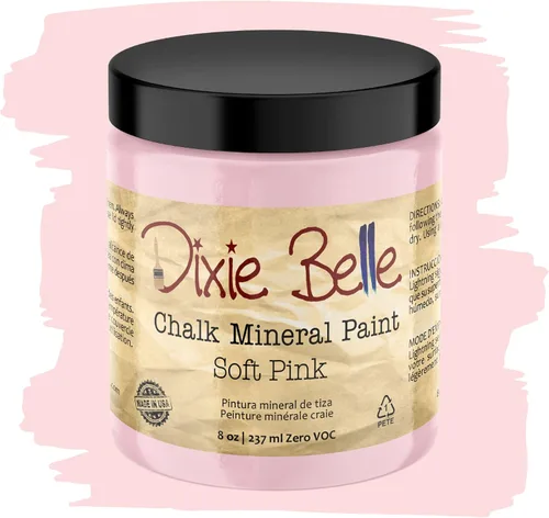 Vista 275 de Pintura para muebles con acabado de tiza Dixie Belle Paint Company - Amatista (4oz) - Pintura mineral de tiza chic púrpura profundo mate