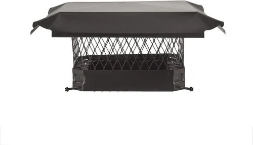 Vista 18 de Draft King CBO913 - Tapón de chimenea de acero galvanizado negro con perno, 9 x 13 pulgadas