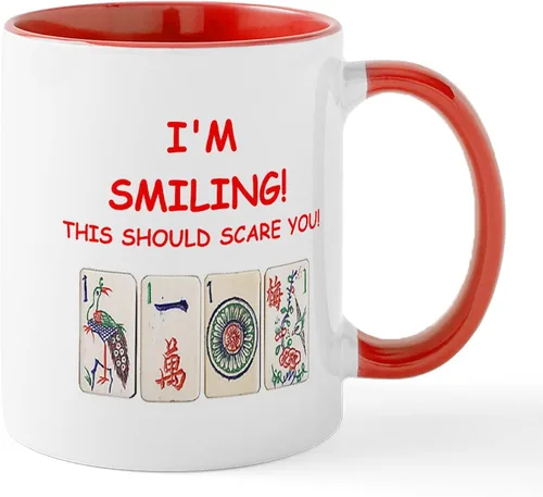 Vista 59 de CafePress Mahjong Mugs - Taza de café de cerámica de 11 oz (11.0 fl oz)