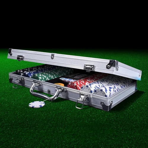 Vista 6 de 200291/DOM Texas Hold em Poker Case y 300 Chip Pro Champ Set, estándar, múltiple