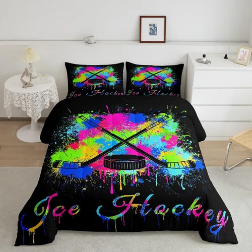 Vista 20 de Feelyou Juego de ropa de cama de coche de carreras para niños y niñas, tamaño individual, juego de edredón deportivo de velocidad para adolescentes