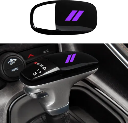 Vista 9 de Cubierta de la cabeza de la perilla de la palanca de cambios para Dodge Challenger Charger Accesorios 2015-2022 / Durango 2016-2023 ABS decoración