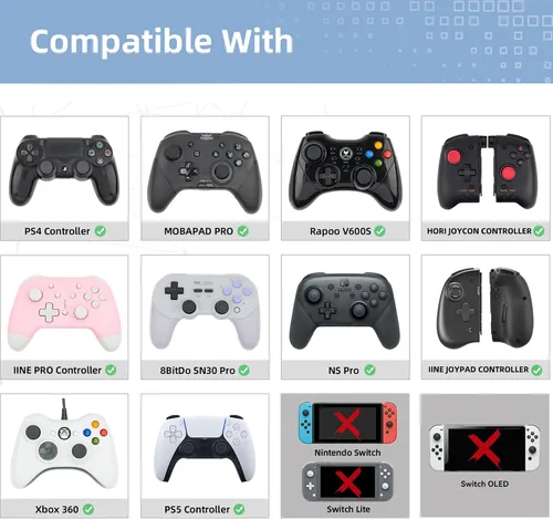 Vista 4 de Yocore Tapas de agarre para el pulgar para interruptor, agarres de silicona suave, tapas analógicas de silicona suave para Switch ProPS4PS5, 4