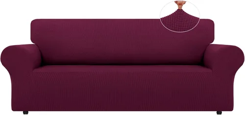 Vista 46 de LURKA Fundas elásticas para silla y sofá de 1 pieza, Fundas para sofá con protector elástico en la parte inferior para niños y perros