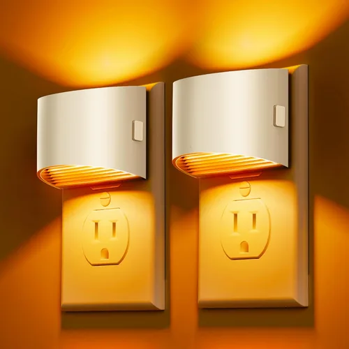 Vista 21 de L LOHAS LED Las luces nocturnas se enchufan en la pared con 3CCT ajustable, luz nocturna de 1W (1600K/3000K/5000K), 1W Nightlights Plug in Wall