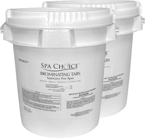 Vista 8 de SpaChoice Pestañas de bromación prémium de 1.5 libras para spas, tabletas de bromo para bañera de hidromasaje, fabricado en Estados Unidos