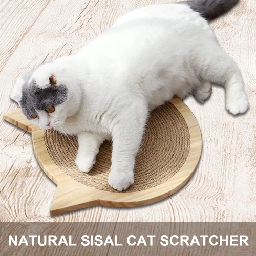 Vista 4 de Almohadilla rascador para gatos, almohadilla rascador natural para gatos, almohadilla de sisal de alta calidad para gatos con fuertes ventosas