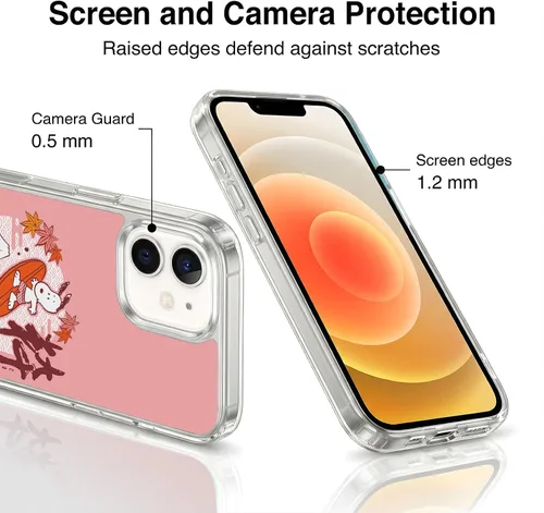 Vista 126 de Carcasa de gel para iPhone 7 Plus/iPhone 8 Plus, diseño de Snoopy Oriental de Peanuts, Badges