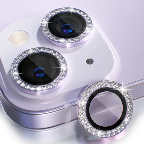 Vista 33 de Choiche Compatible para iPhone 15/iPhone 15 Plus Protector de Lente de Cámara Brillante, Vidrio Templado 9H Cubierta de Cámara Protector de Pantalla