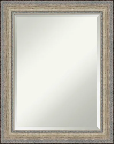 Vista 9 de Amanti Art Bathroom Mirror for Over Sink, Vanity Mirror, Wood Frame, Hangs Horizonally and Vertically, Bathroom Wall Decor, Beveled Edge