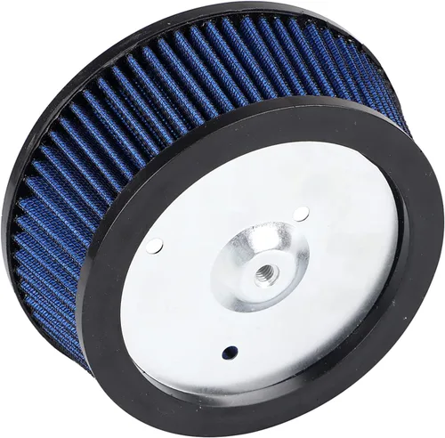 Vista 9 de Filtro limpiador de aire de alta flujo negro Sucker Entrada Compatible con Harley Dyna 1999-2017, Softail 2000-2015, Touring 1999-2007