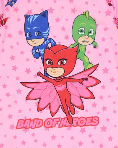 Vista 2 de INTIMO PJ Masks - Camisón de pijama para niña, Gekko Catboy Owlette