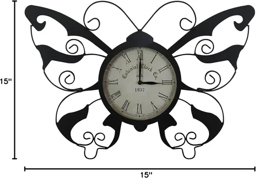 Vista 3 de Alpine HAV110 - Reloj de mariposa, 15 pulgadas, multicolor
