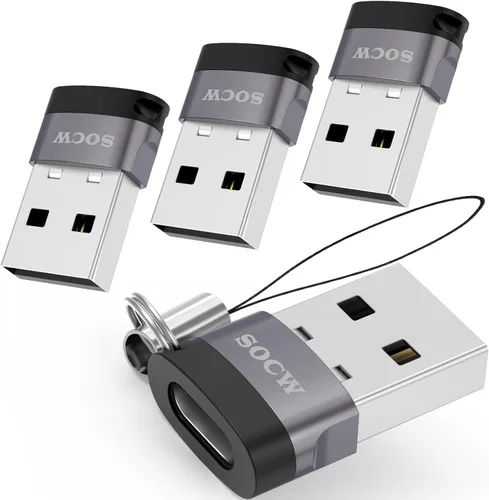 Vista 15 de Adaptador USB C hembra a USB macho 2.0 (Atrovirens, 4 unidades)