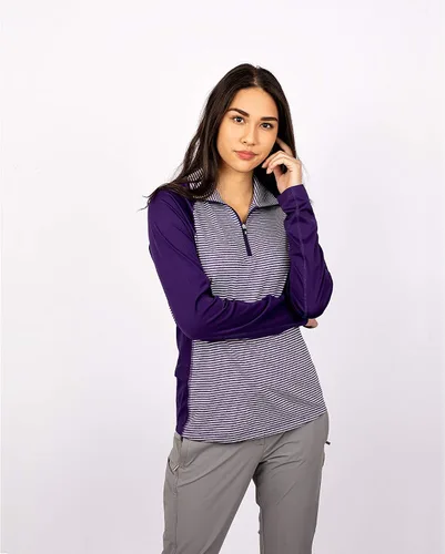 Vista 4 de Cutter & Buck Media cremallera para mujer