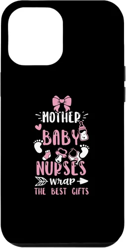 Vista 6 de iPhone 15 Nurse: Mother Baby Nurses Wrap The Best Gifts - Funda para bebé niña