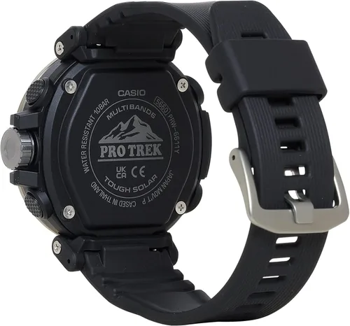 Vista 4 de Casio Pro Trek PRW-6611Y-1CR - Reloj solar resistente para hombre Negro