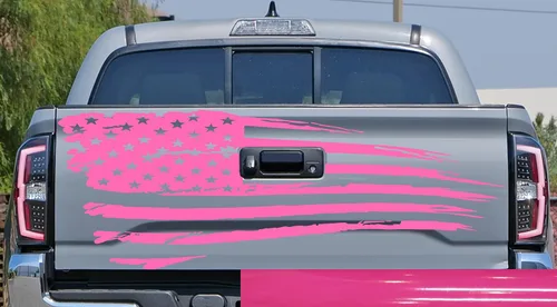 Vista 18 de Adhesivo adhesivo para puerta trasera o ventana de la puerta trasera de Estados Unidos para puerta trasera o camioneta, se adapta a Toyota Tacoma