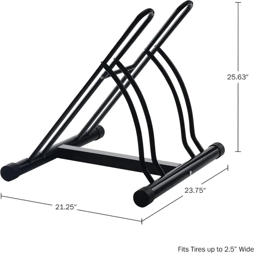 Vista 5 de RAD Sportz Juego de 2 soportes para bicicletas, cada estante de acero duradero tiene capacidad para 2 bicicletas de montaña, carretera o niños