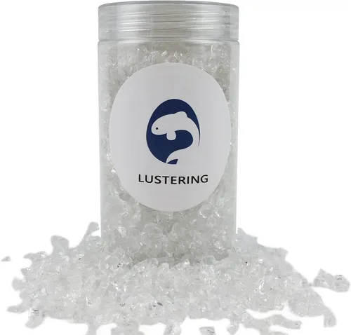 Vista 9 de LUSTERING Vidrio triturado de alto brillo con purpurina, vidrio para fuego, vidrio roto, gemas de vidrio para foso de fuego, manualidades DIY