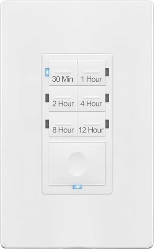 Vista 11 de ENERLITES Interruptor de temporizador de cuenta regresiva, ventilador y temporizador de luz, 5 minutos a 4 horas, indicador LED de luz nocturna