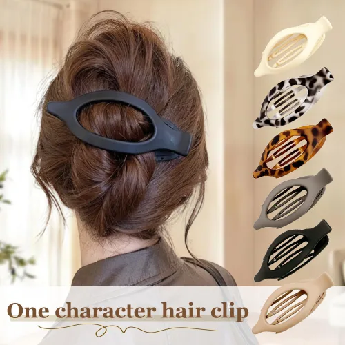Vista 8 de Pinzas planas para el cabello para mujeres - 2026 Nuevas pinzas de garra planas para mujeres, pinzas de pico de pato para cabello grueso o fino
